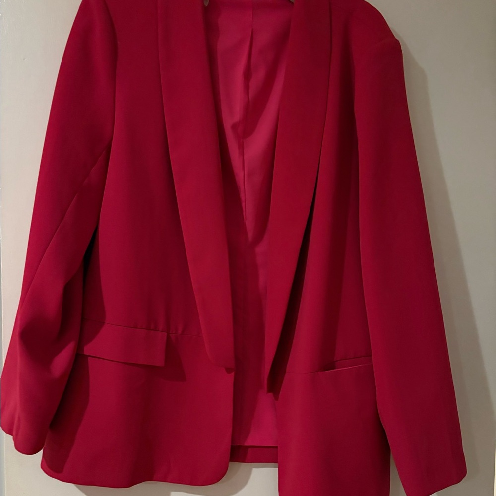 Elegant hot pink Women's Blazer